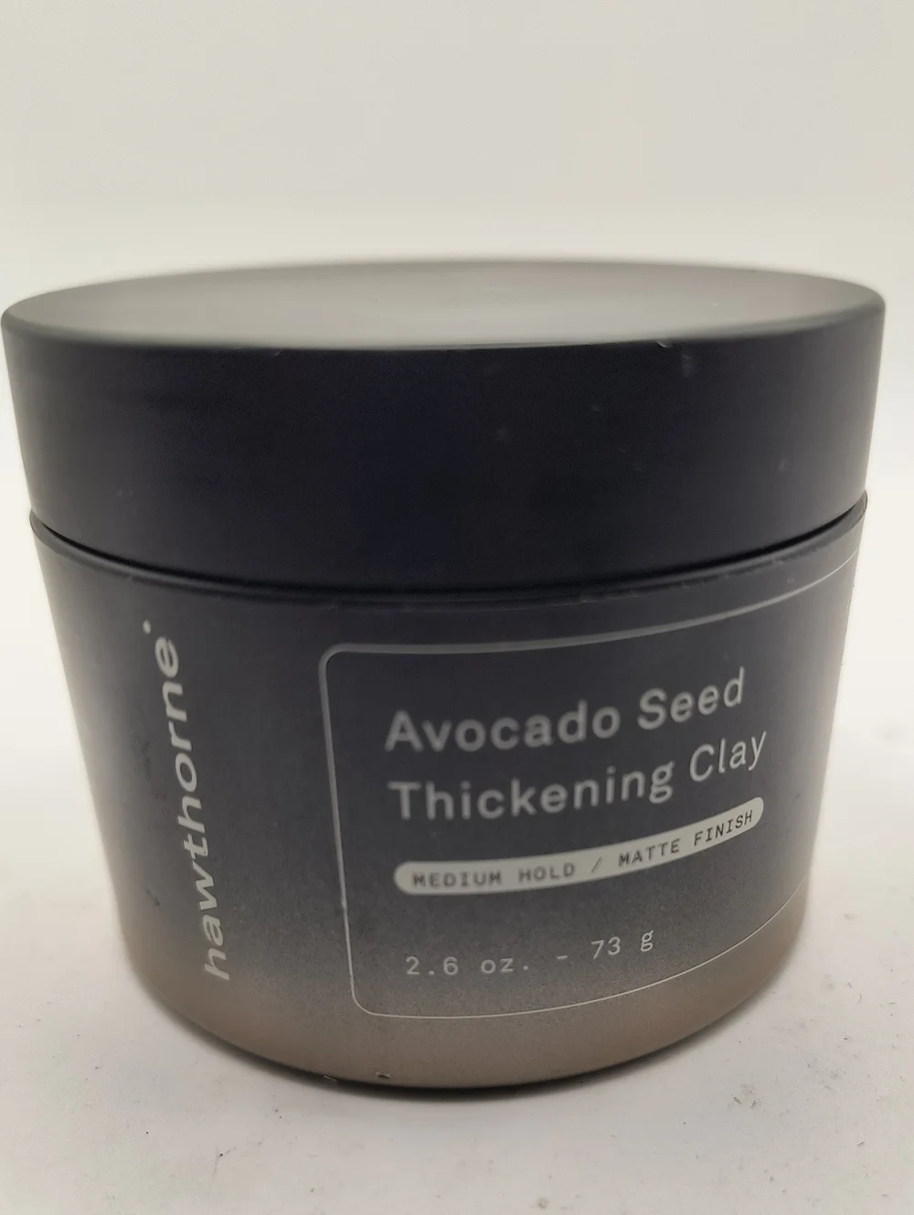 Men's Hawthorne Avacado Seed Thickening Clay Medium Hold Matte Finish 2.6oz READ